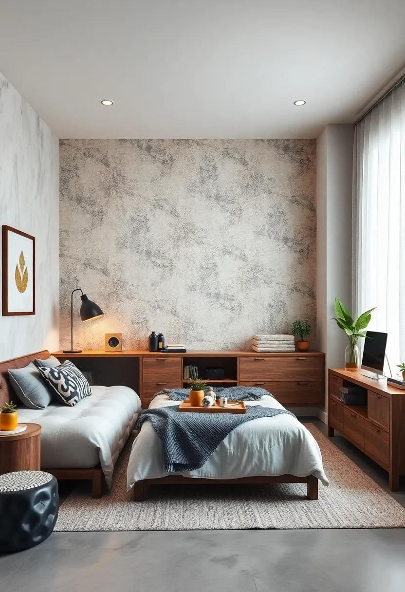 Use ⁤Peel-and-Stick Wallpaper: add ⁣a‍ fun design ⁢with temporary wallpaper ⁤that can be changed as tastes evolve