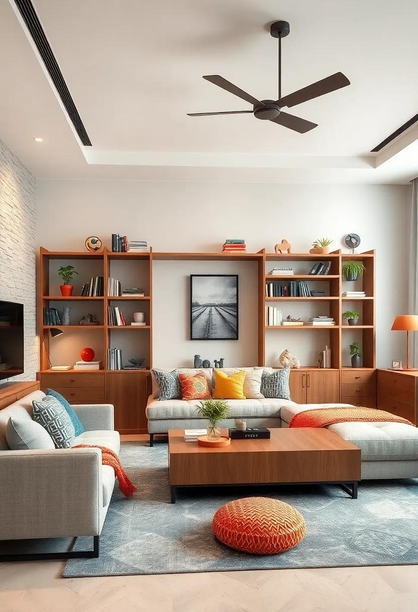 Use bookshelves as Dividers: if space allows,⁣ use bookshelves to​ create ⁢distinct areas‍ within the room for​ different activities