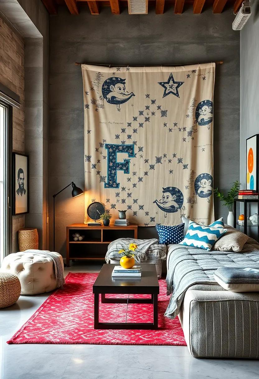 Use Fabric ⁢for Soft ‍Walls: Hang large pieces of fabric⁣ or quilts ​for‌ a softer touch and a splash of color