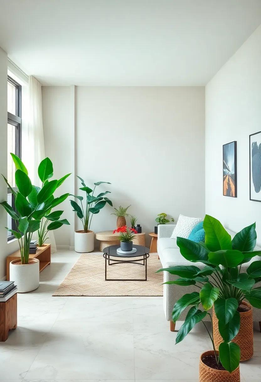 Blending Plant Textures and Colors for a Harmonious and Inviting Atmosphere