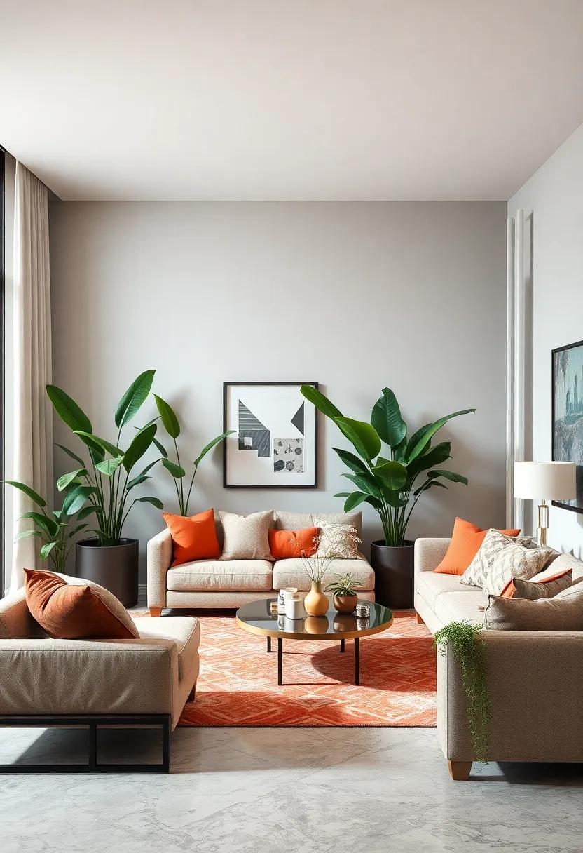 Creative ⁢Plant ​Arrangements for​ a Captivating⁣ Focal ​Point⁤ in Your Living‍ room