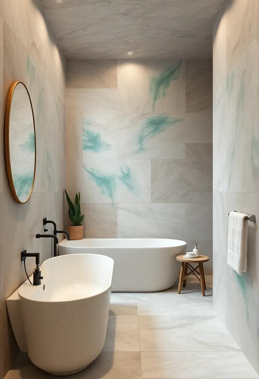 Watercolor-Inspired Tiles for a Serene Escape