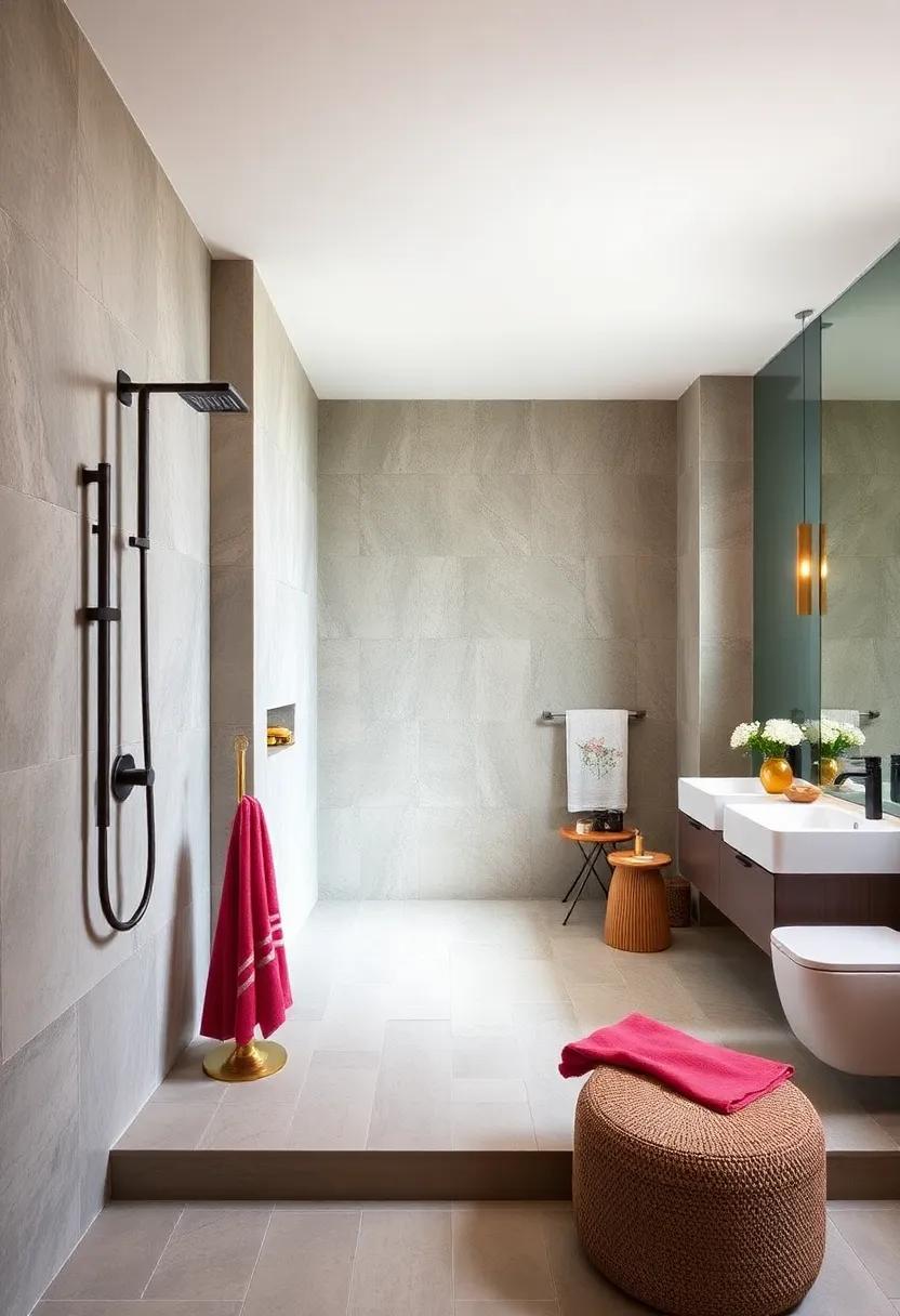 Bold Shower Fixtures: Making a Statement with‌ Color and Design