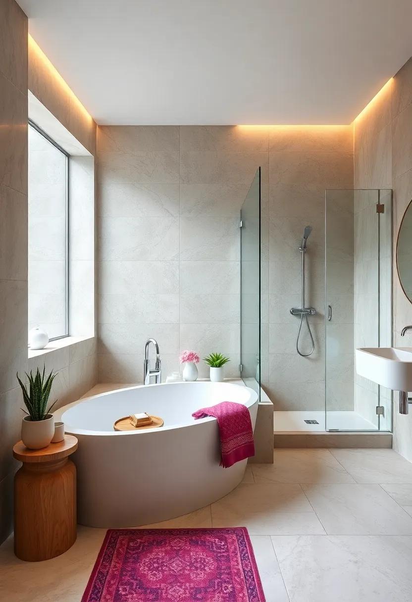 Boutique Hotel Inspiration: Transform your bathroom into a‍ luxurious​ retreat reminiscent of five-star hotels ⁢with plush finishes and elegant tub and shower fixtures