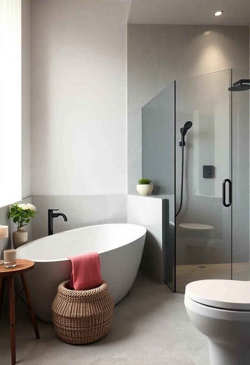 Monochromatic Magic: experiment with a single color palette and ‌varied⁣ textures to create a cohesive look in your tub and shower space