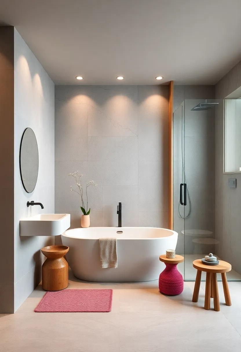 Open Concept Bliss: blur the​ lines ⁣between your bathing area and​ the rest of the bathroom with an open shower design ⁤that harmonizes with ⁤your bathtub