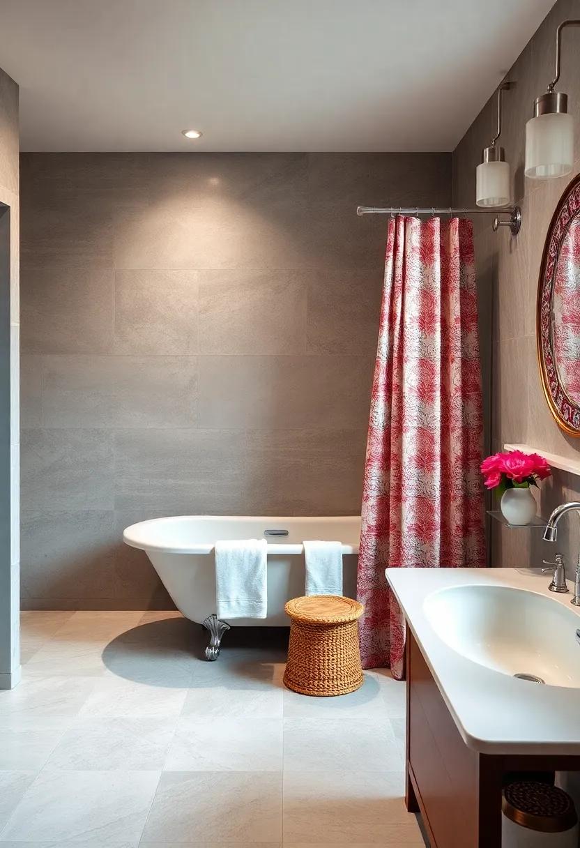 Vintage Elegance: Recreate the charm of ‌yesteryear ‌with clawfoot tubs and⁤ vintage shower curtains, marrying nostalgia with modern convenience