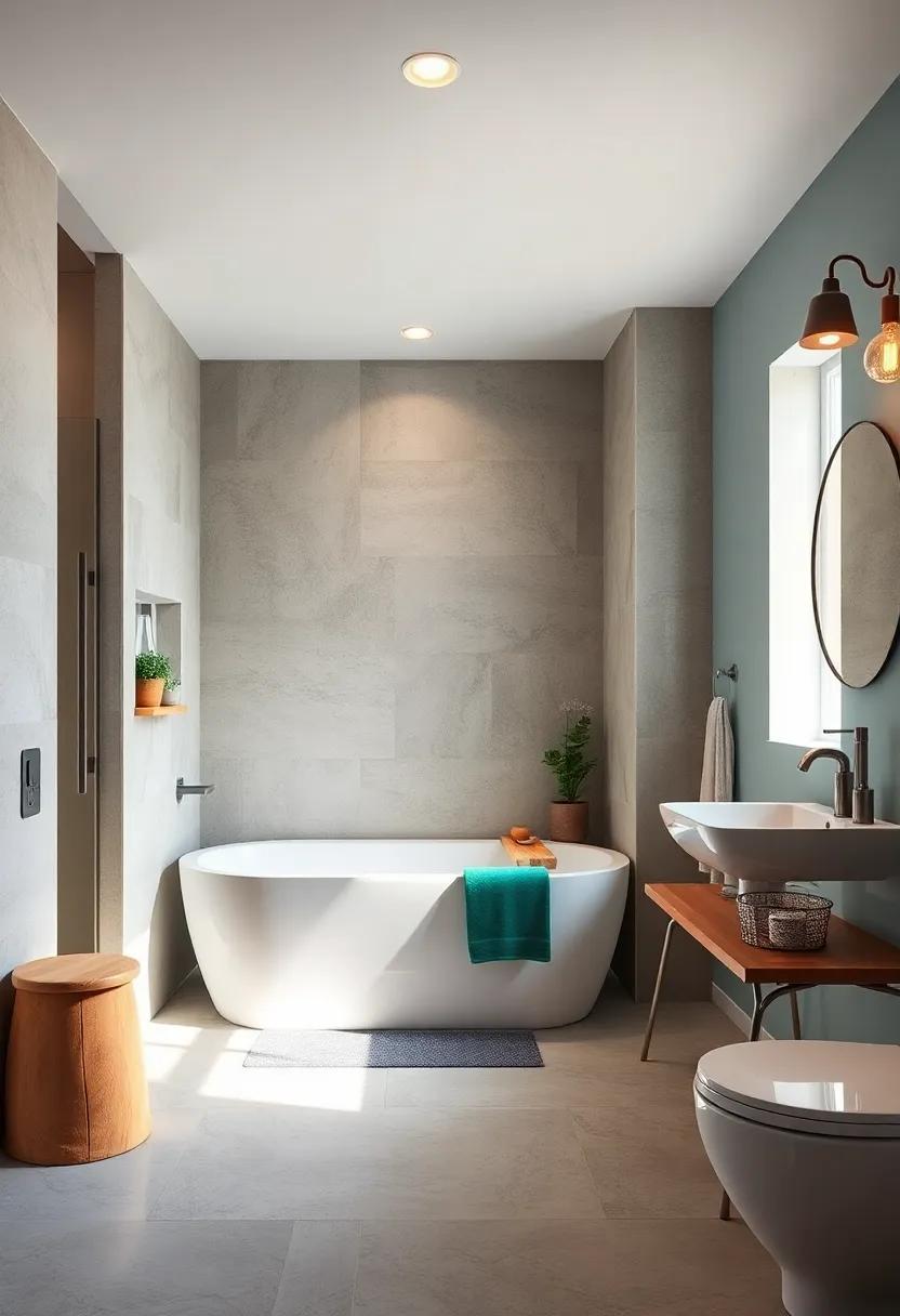 Whimsical Wonders: Play with‌ fun colors and quirky designs to craft ​a joyful bathroom filled with character through a⁣ creative tub and shower‍ combination