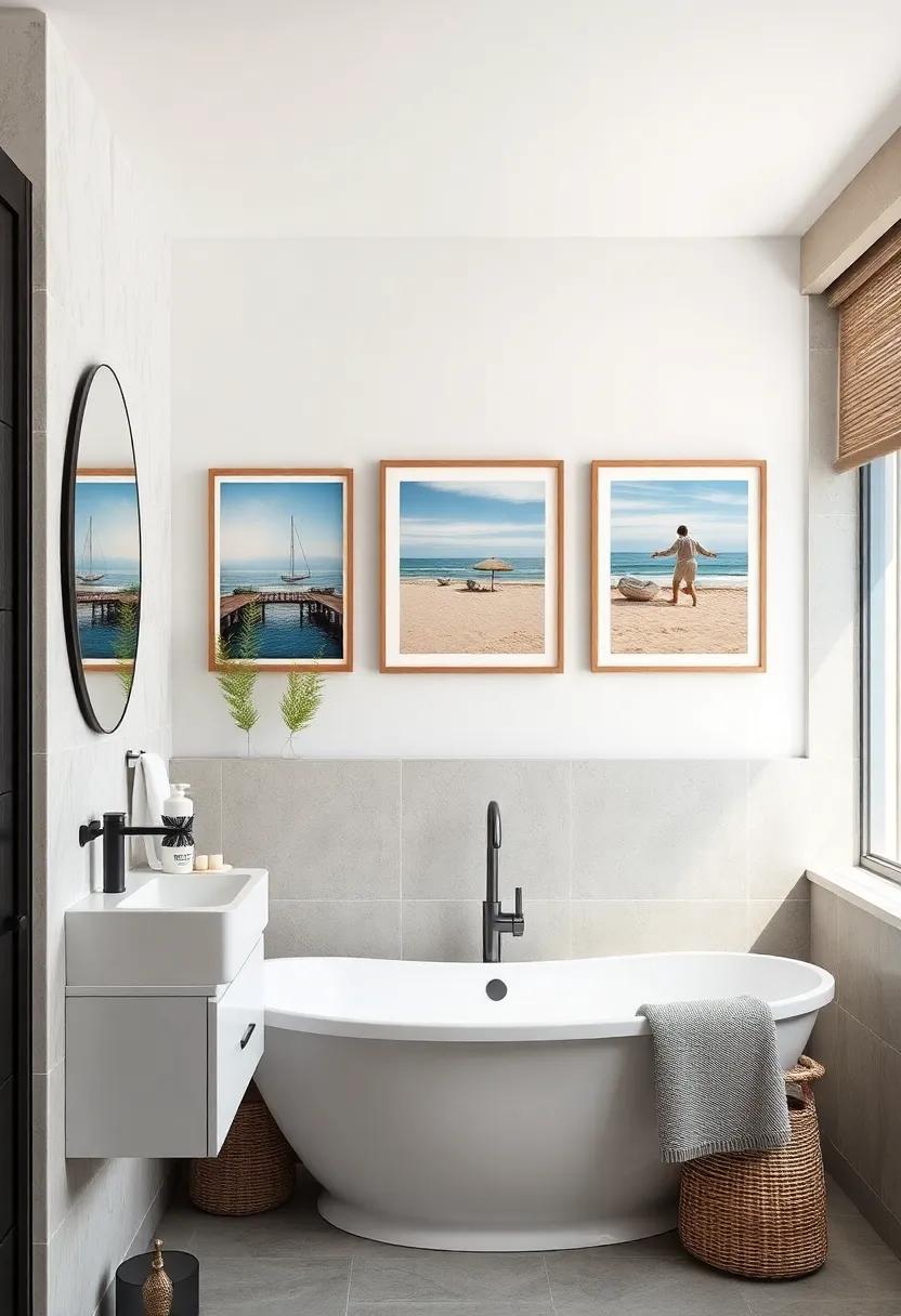 Framed Beach Photos: Capture and frame photographs of your favorite beach locales, turning your wall into a personal travel gallery