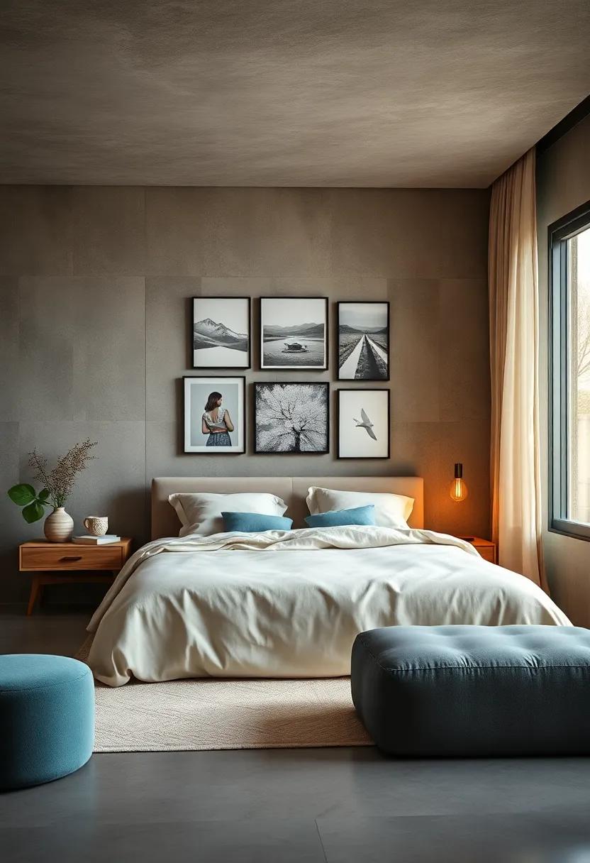 Incorporate Personal Artwork: Hang a gallery‌ wall of your favorite art pieces or photos to celebrate your journey together