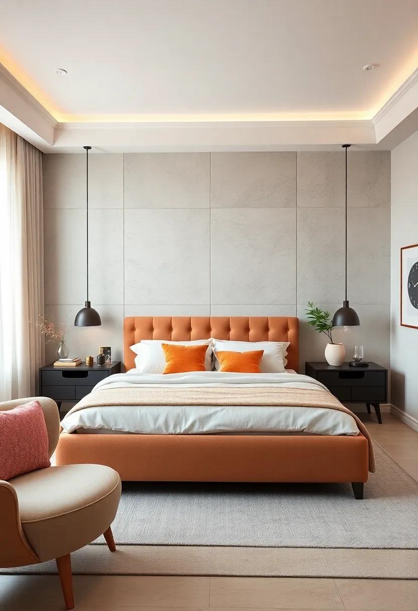 Incorporate ⁢a Statement Bed Frame: ​Choose a unique bed frame that ‍stands⁢ out,‍ whether it's upholstered, wooden, or intricately designed