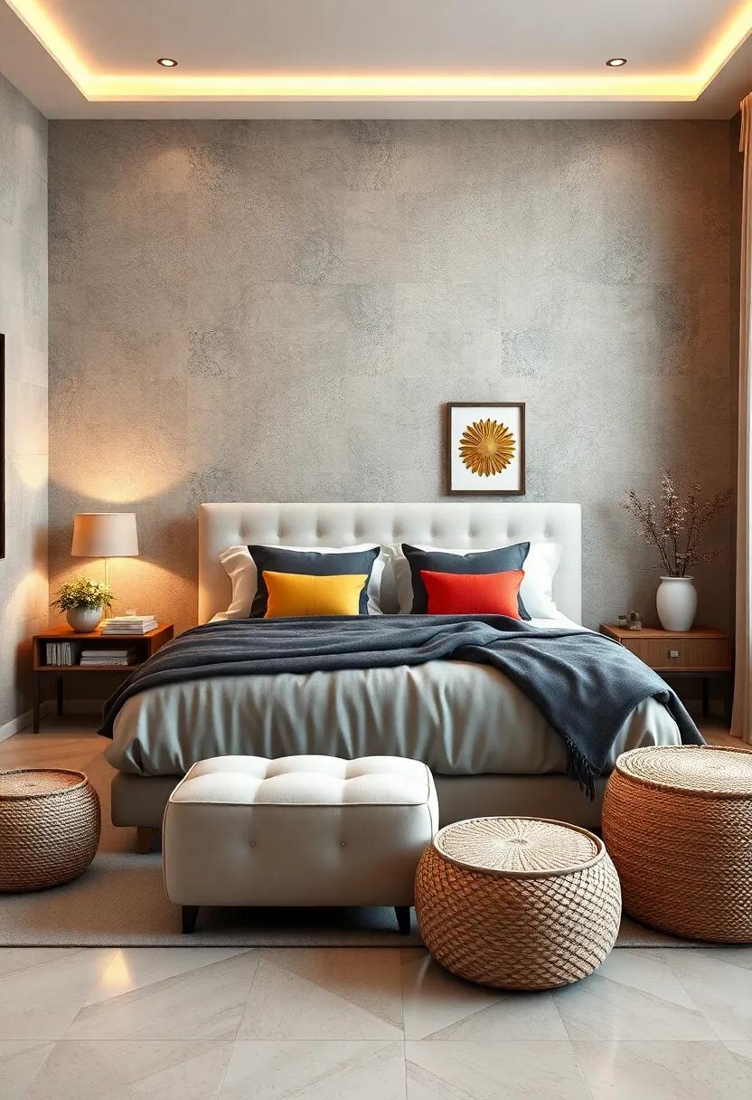 Maximize Storage Elegantly: Utilize stylish storage‌ solutions like decorative baskets​ and ottomans ⁢to ‌keep your space organized and clutter-free