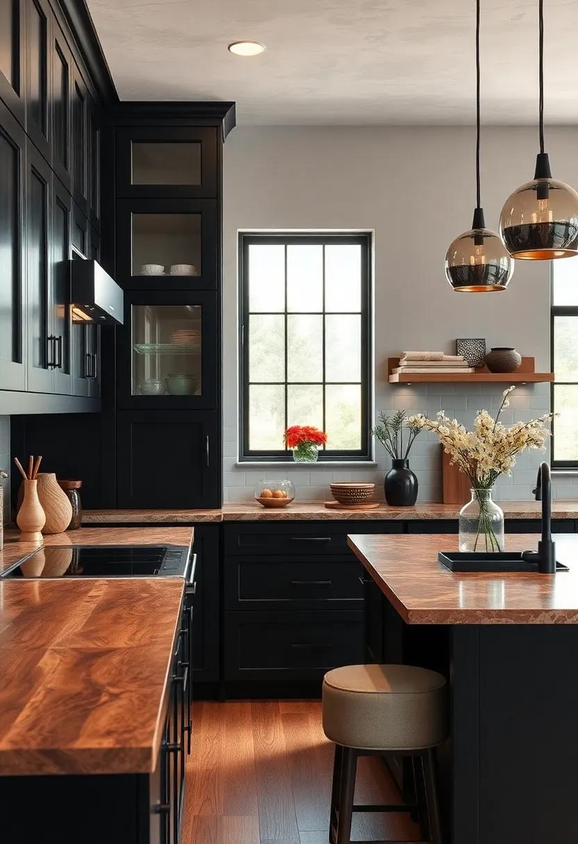 A Palette of Possibilities: Color Combinations with Black Cabinets
