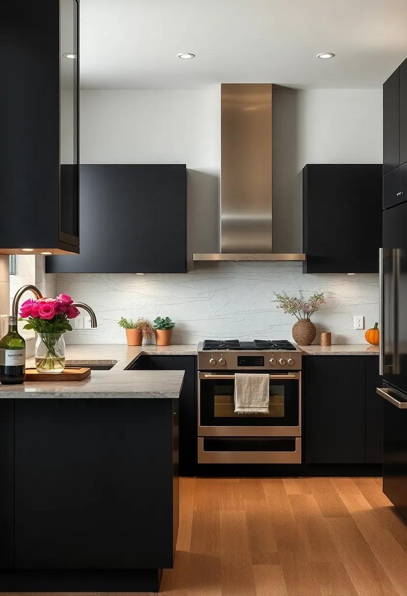 Harmony of Textures: Blending Matte Black Finishes and Natural Wood Grain