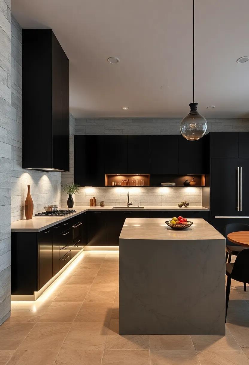 Integrated Lighting: Install integrated LED lighting beneath cabinets ‌to provide⁣ practical work surface illumination while ⁤enhancing the‍ overall aesthetic