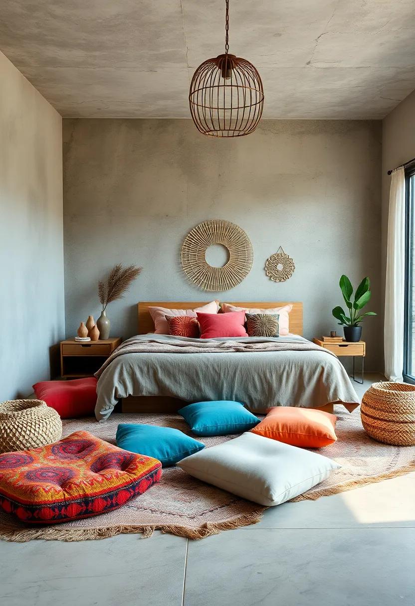Element of⁣ Surprise: Incorporate unexpected decor items, like a quirky sculpture or an oversized floor mat, to add intrigue​ and personal flair to your boho​ haven