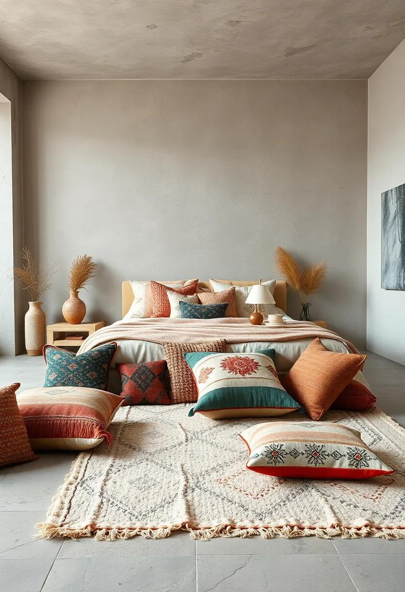 Harmonious ⁢Display: Arrange cushions ⁢in clusters, pairing⁤ larger ones with⁤ smaller accent cushions for⁤ depth and interest