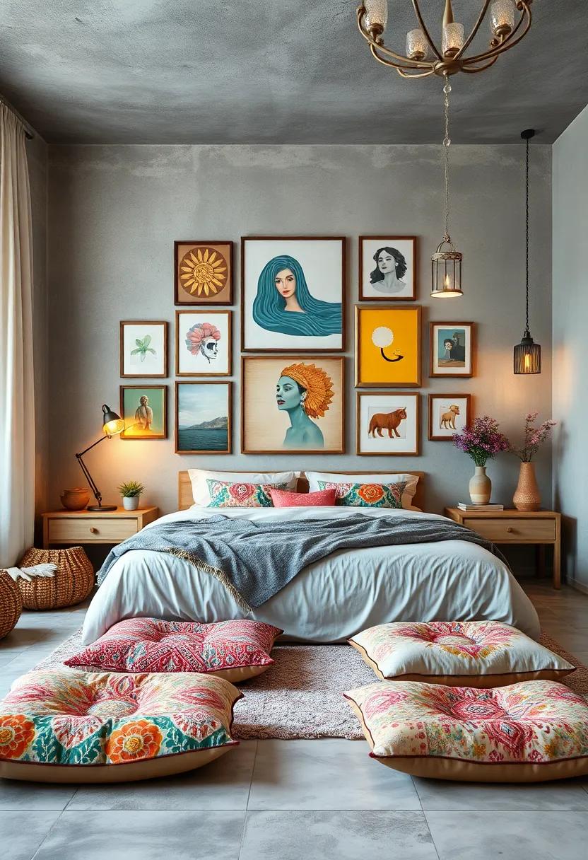 Personal art ‍displays: Showcase your own artwork or photography on a gallery wall to infuse​ your space with⁢ personality ‌and​ inspire creativity