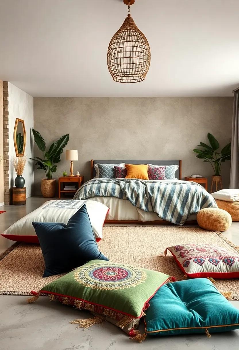 Seamless ​Transition: Use floor cushions to create seamless transitions between different functions in⁢ your bedroom, like sleeping, working, and relaxing
