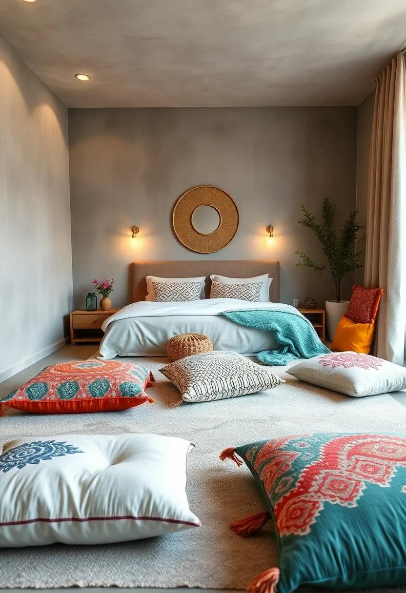 Soft Lighting: Use fairy lights,lanterns,or soft-glowing sconces to create a warm ambiance,making your cushions even more inviting