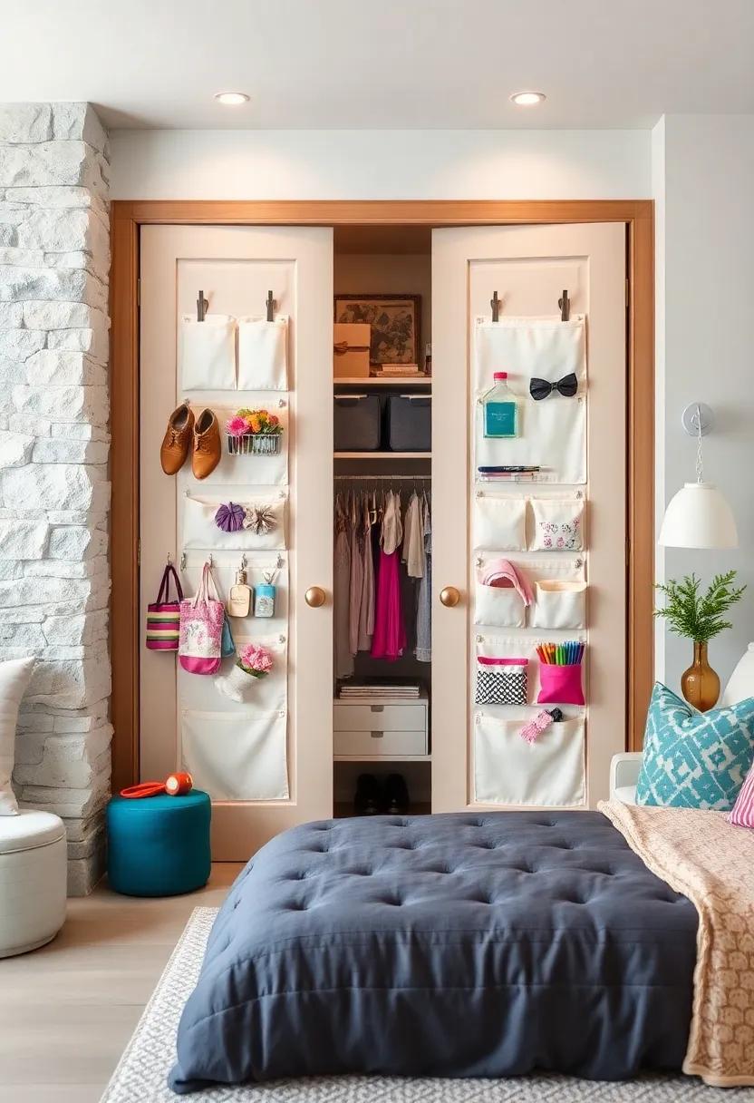 Closet Door Organizers:⁤ Transform ‍closet doors ⁣into a ‍storage ​haven with organizers⁤ that hold shoes, accessories, and ‍art supplies