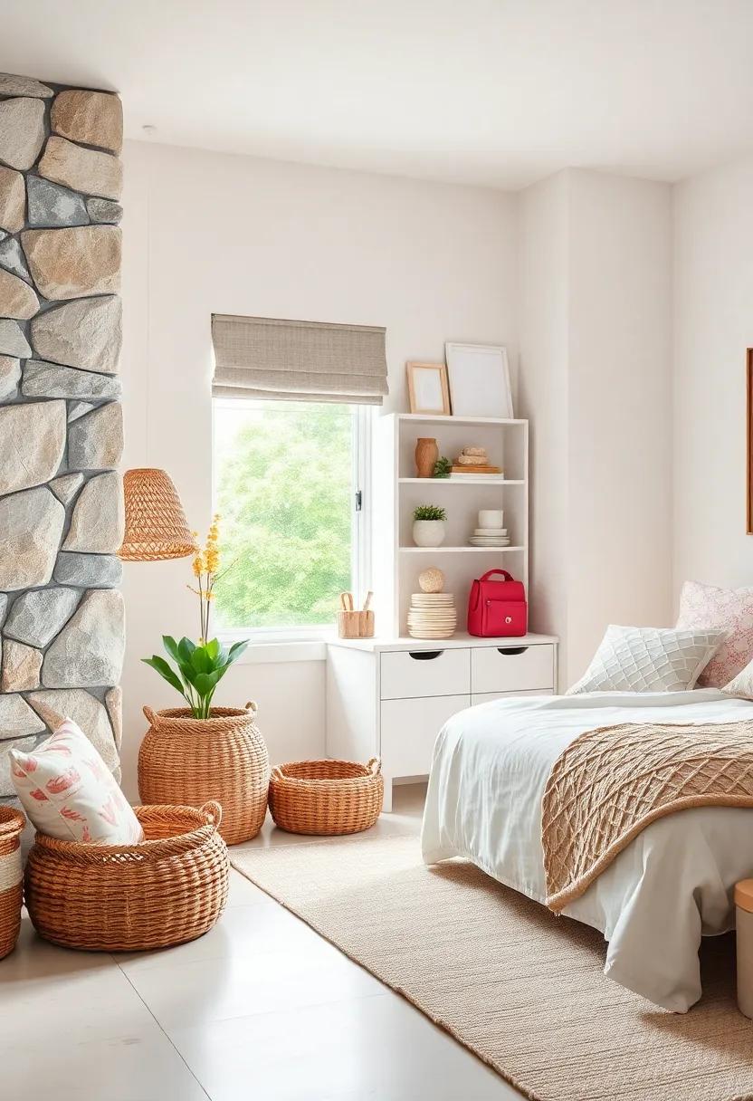 Decorative Baskets: Use versatile and decorative ‍baskets to corral toys, blankets,⁤ and stuffed animals while doubling as stylish decor