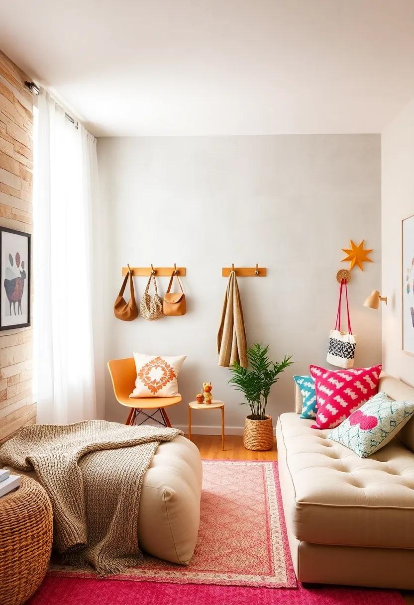 Personalized Hooks:⁣ Bring personality to the room with fun ⁤hooks for ‍sunglasses,‌ bags, and jackets, keeping everything within arm’s ​reach