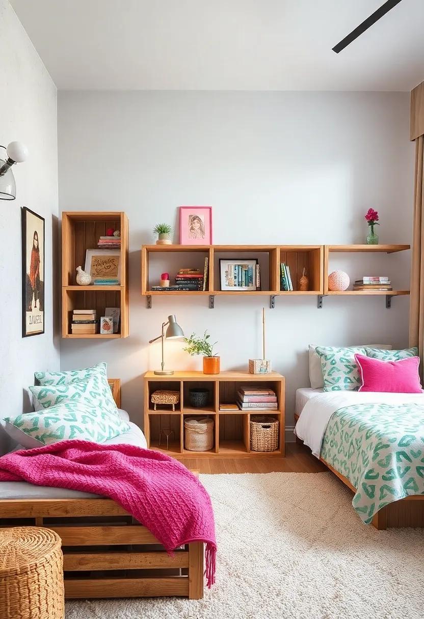 repurposed Crates: Upcycle wooden crates for a‍ rustic touch that serves as both ​open shelves and storage for toys or books