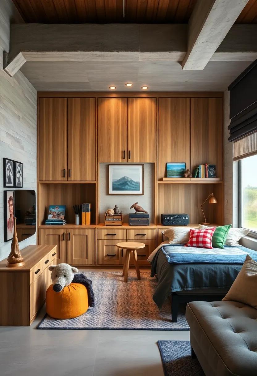 Adventure Awaits: ‌explore the‍ world of custom wooden‌ cabinets that transform a boy’s room into a thrilling​ expedition basecamp