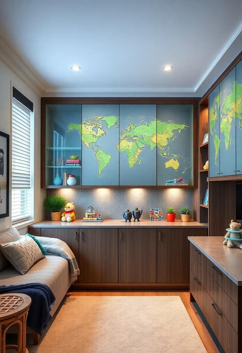 Interactive Storage Maps: Create cabinets with sectioned ‌areas resembling a map⁢ layout for ​easier organization⁢ of toys and gear