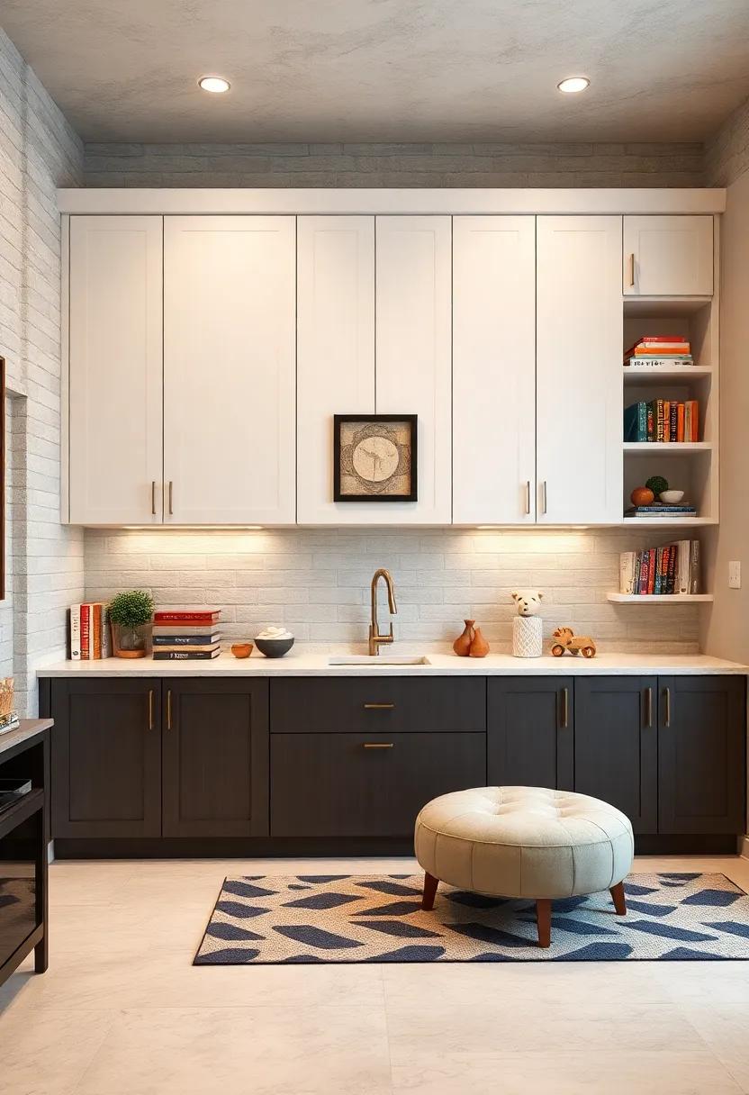 Open Shelving Options: Explore open cabinets that encourage display and easy access for kids' favorite books and toys