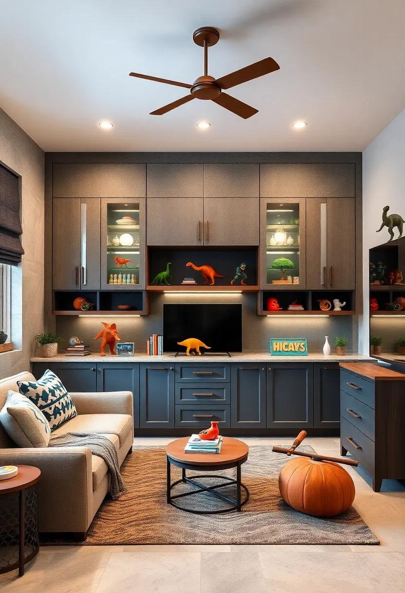 Themed Retreats: Uncover cabinetry that reflects favorite themes like dinosaurs,pirates,and space travel,encouraging imaginative play