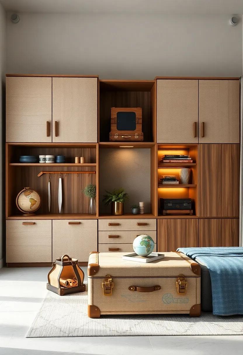 Travel-Inspired Features: Cabinets that incorporate suitcase designs ‌or globe⁤ motifs to inspire a love ⁤for travel and exploration