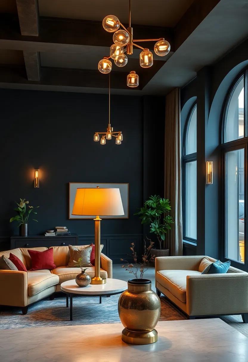 Art ‍deco Brass Lamps: Infuse your space with the glamour⁤ of the Art Deco era with sleek brass lamps⁣ featuring geometric ​designs ​and rich hues