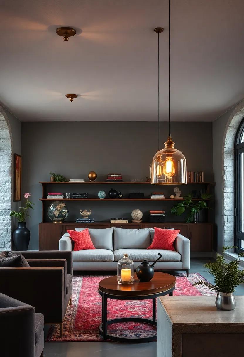 Brass and⁣ Glass Cloche Lamps: These unique fixtures combine transparency and warmth, casting beautiful reflections while showcasing your favorite objects beneath their glow