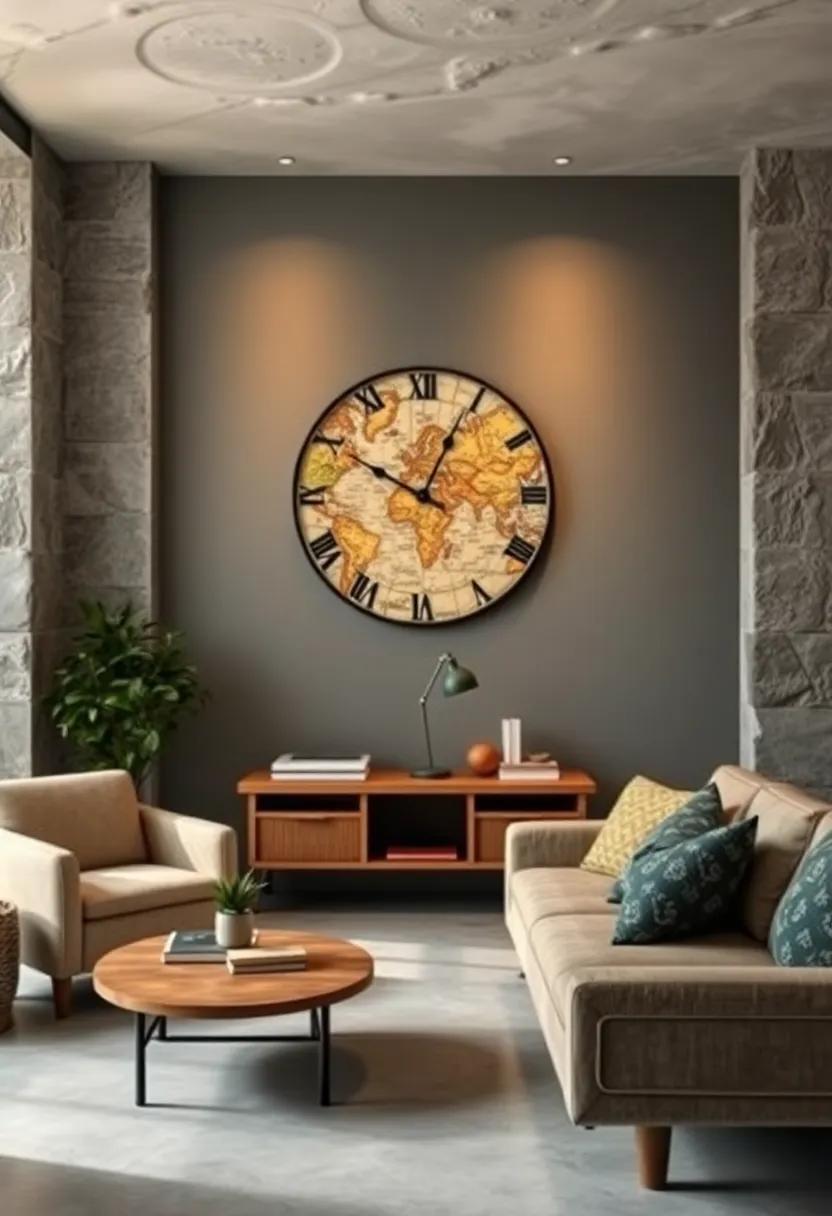 Canvas Map ​Art: Opt for ‌a sleek canvas print ‍of a vintage map ⁤to bring a touch of sophistication while maintaining a timeless aesthetic