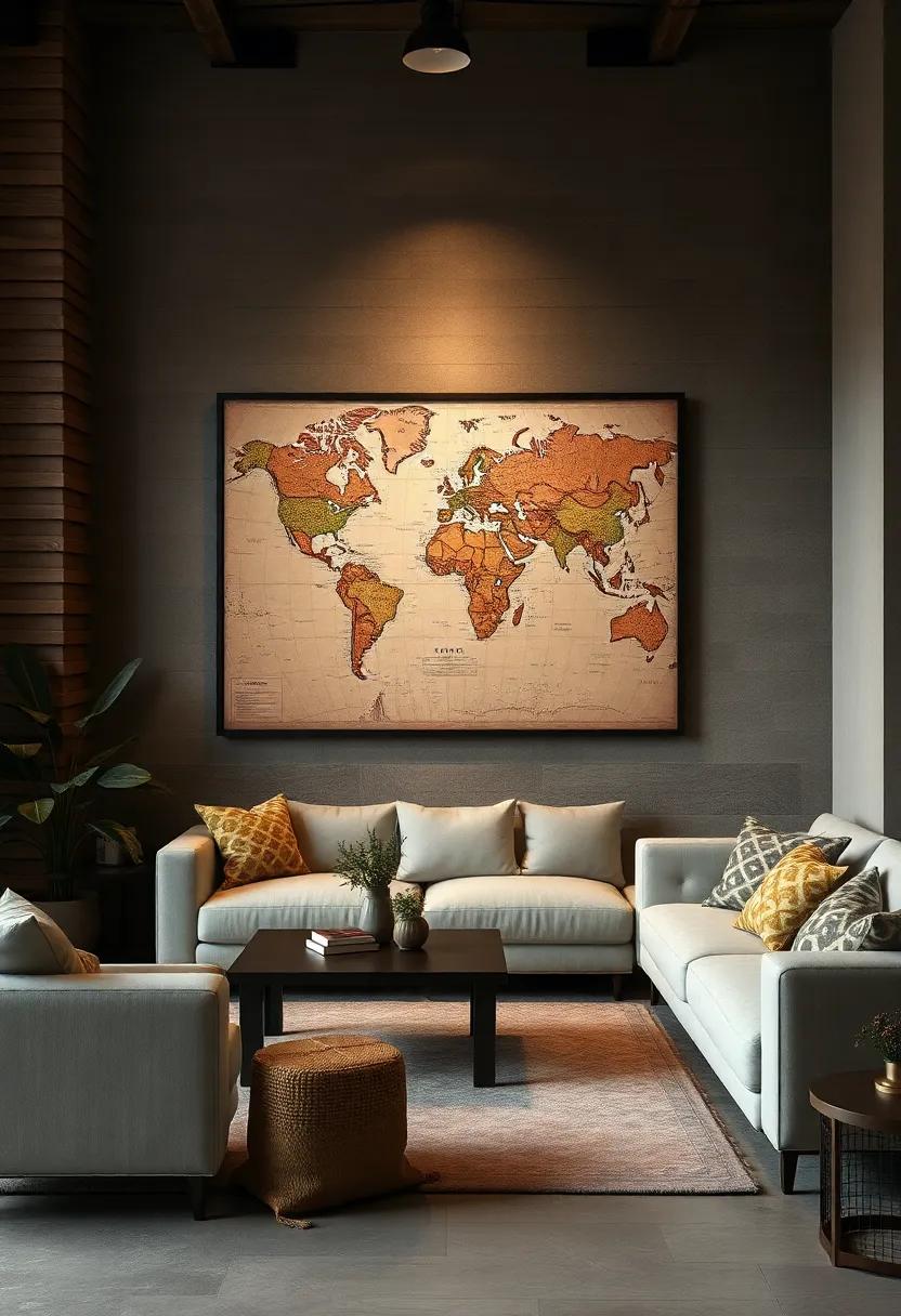 Vintage Map postcards Display: Design ​a rotating display of vintage ​map postcards, allowing ​you to change the art⁢ frequently while celebrating various places