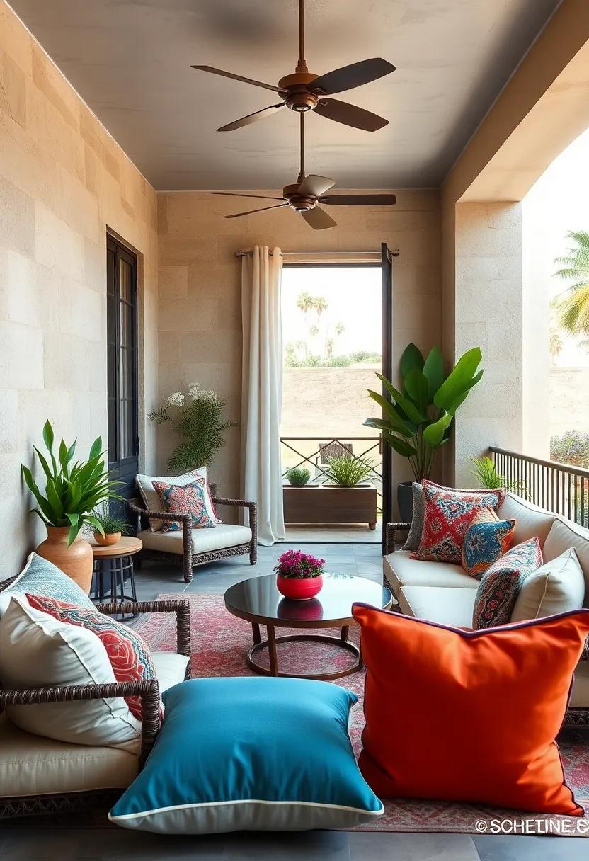 Transforming Outdoor Spaces: Eclectic Pillows for patios and Balconies