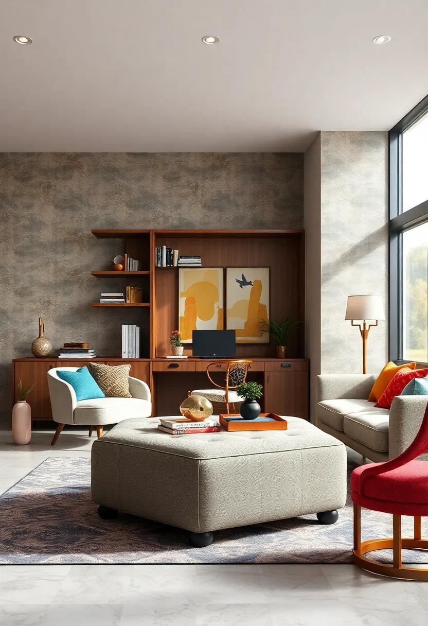 multi-Functional Ottoman: Invest in an ottoman that serves as both seating and storage, providing‍ versatility and a stylish option for extra space