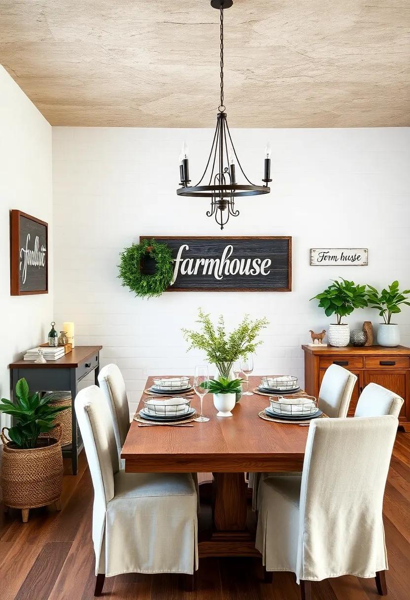 farmhouse Signage: Incorporate hand-painted signs with fun phrases or‍ farm-inspired‍ art to convey a welcoming vibe