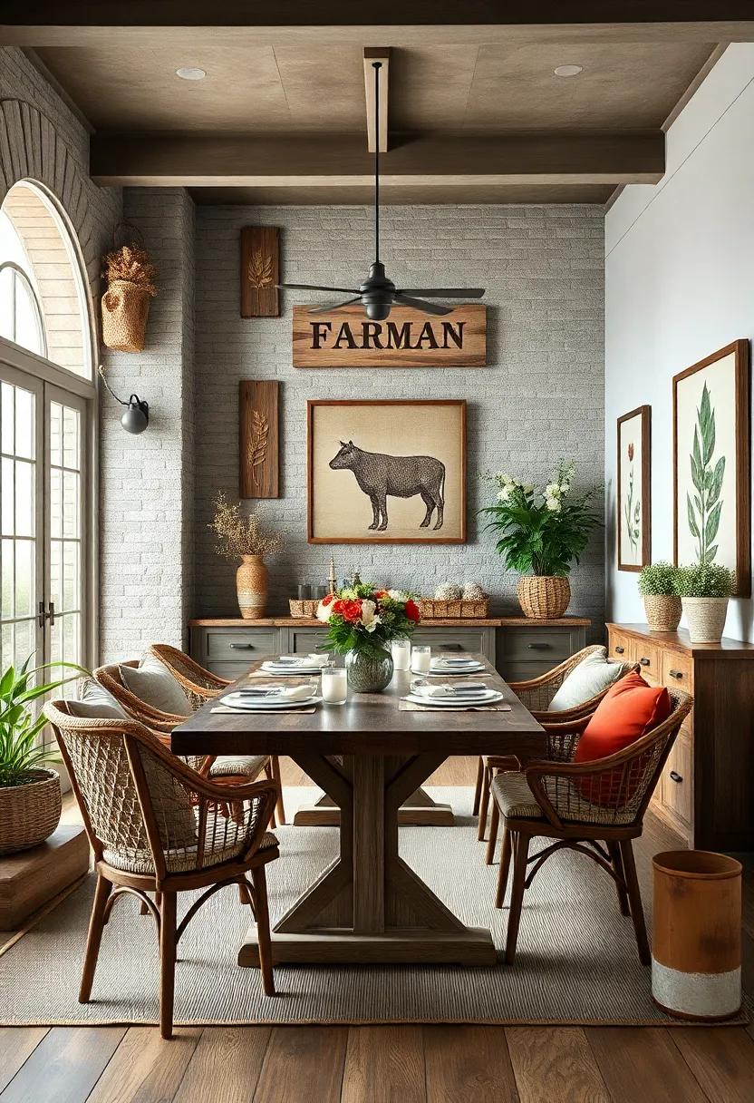 Rustic Wall Art: Adorn your walls with wooden signs, botanical prints, ‍or framed ​farm-related artwork for ⁤a personalized touch