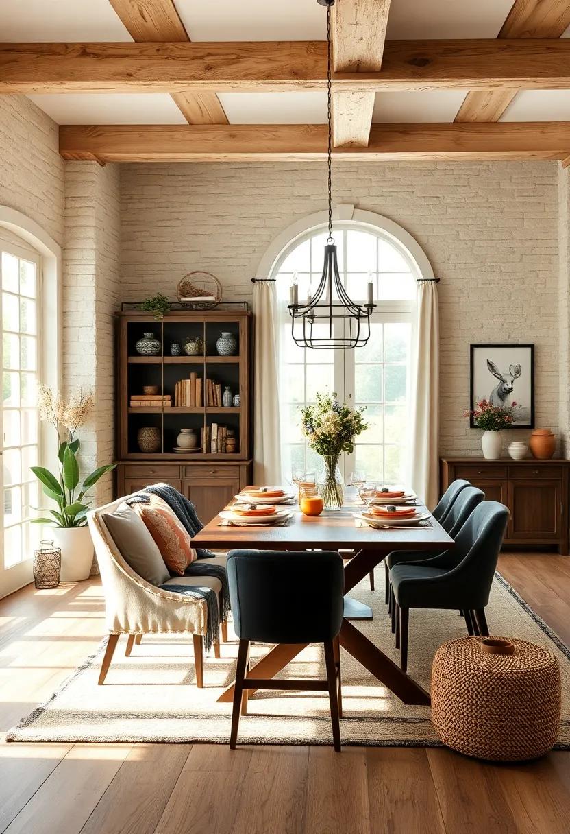 Soft ⁤Lighting: Incorporate dimmable lights‌ or strategically ⁤placed lamps to create cozy, intimate‍ seating for ‌evening meals