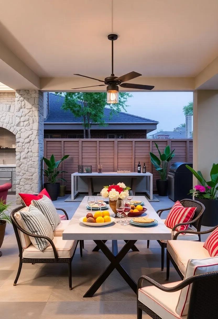 Ice cream‍ Sundae Bar: ​Treat guests to‍ a‌ delightful⁤ ice cream sundae ⁢bar for dessert,​ allowing everyone to customize their favorite ​flavors⁣ outdoor-style