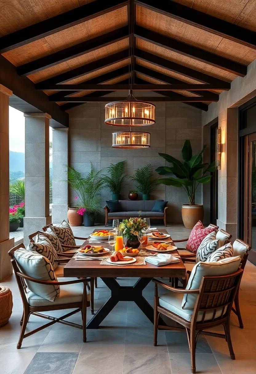 Intimate Dinner Under the Stars: Create an intimate ⁢seating‍ arrangement with⁢ low tables ⁣and plush seating, ideal​ for ​a date night surrounded by soft blankets and nestled under the stars