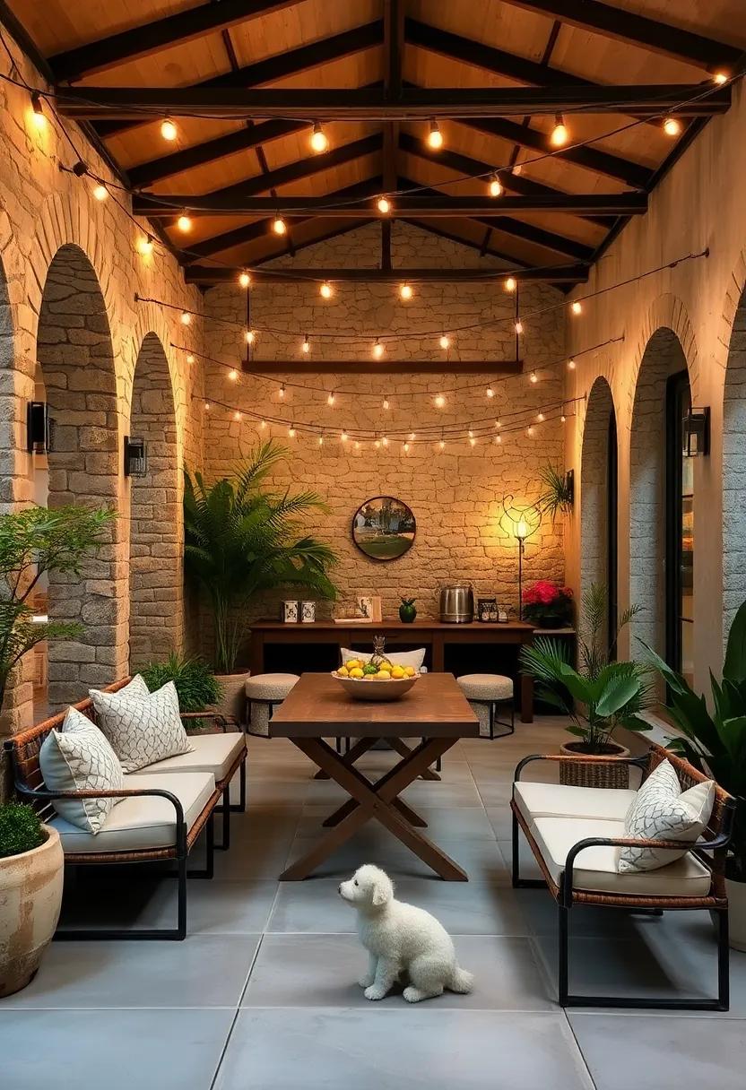 Twinkling Fairy Lights: envelop ⁤your dining area in a soft glow ⁢by draping ‌string lights overhead, creating‌ an enchanting ‍atmosphere perfect ‌for late-night ⁢conversations