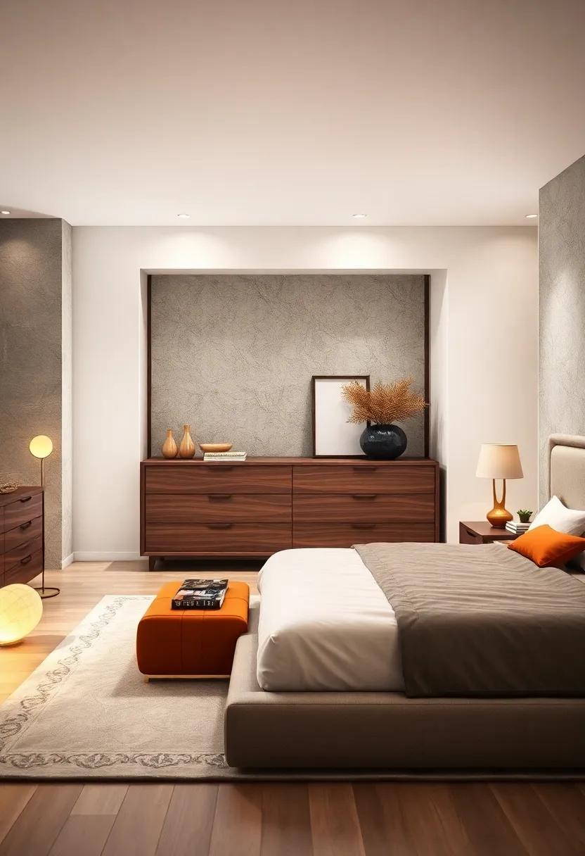 Sleek dresser⁣ Design: A contemporary ‍dresser with clean lines and rich finishes can bring a sense of​ calm order to your ‌space while retaining ​elegance and functionality