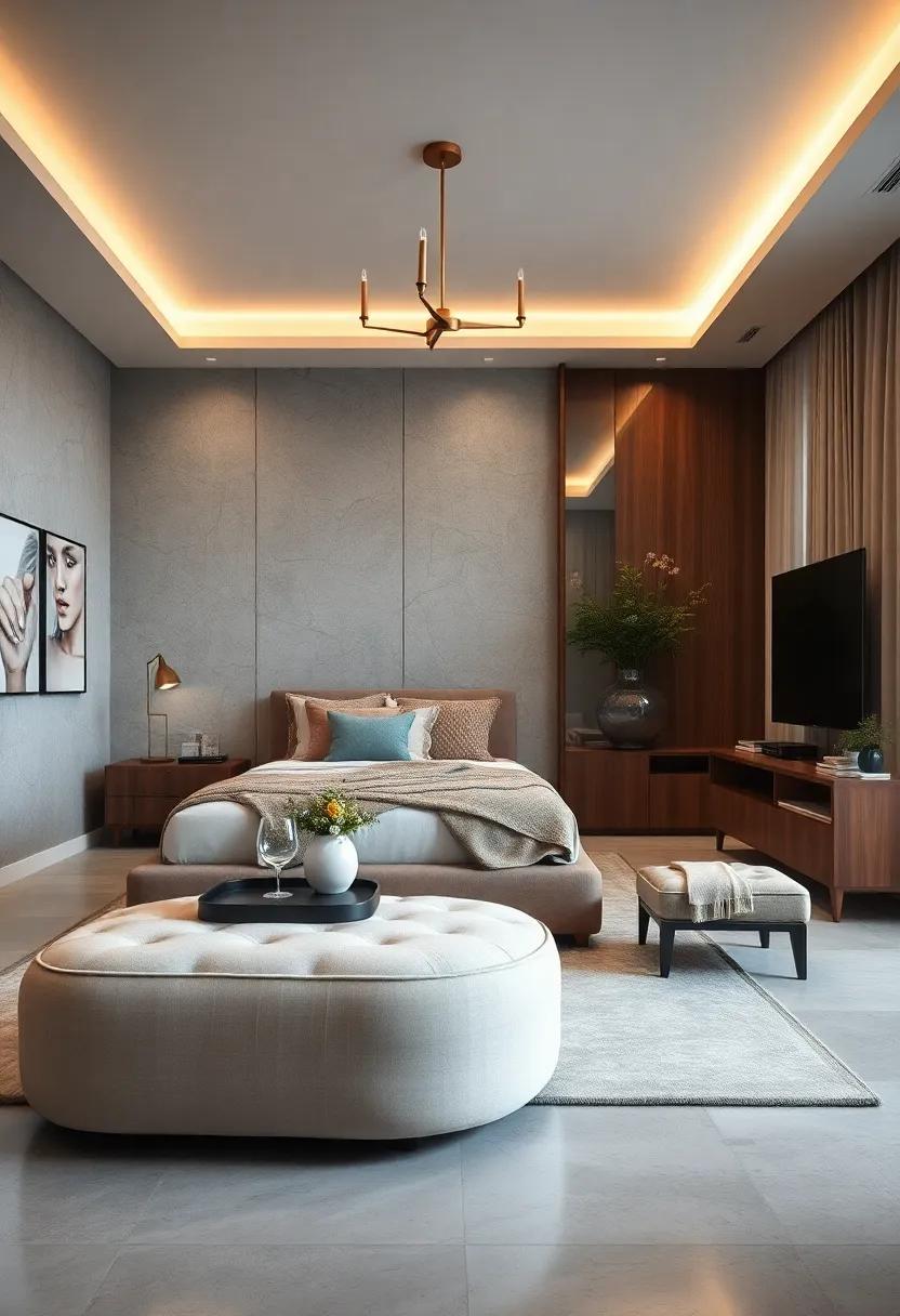 Stylish‌ Ottoman: A chic ottoman can ⁣serve multiple purposes—footrest, extra seating, ⁤or a⁣ decorative touch—crafted ⁤from luxurious⁢ materials ‌to ‍enhance the ambiance