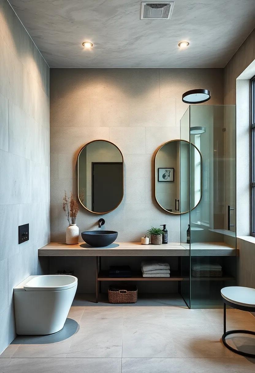 Steel Framed Mirrors: Opt ⁣for large mirrors framed in steel to create a‌ bold focal point while reflecting ​light and space