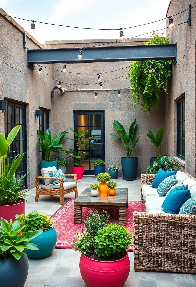 Colorful Planters: Brighten up your patio with ⁢bold,colorful planters that can⁤ serve as eye-catching pieces of ‌art