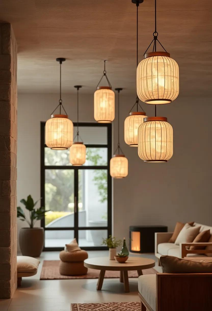 Minimalist​ Charm: A delicate ⁢rice​ paper lantern suspended from‌ a slender wooden frame,embracing the Japandi aesthetic ​of simplicity and natural textures